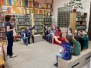I. třída v knihovně v Hořicích